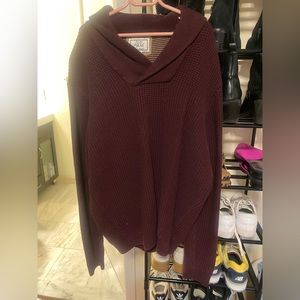 NWOT Jos A Bank maroon sweater